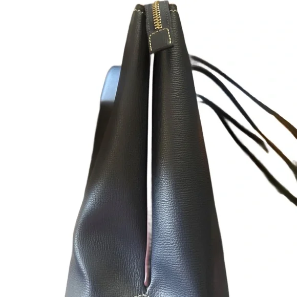 Kate Spade Navy Blue Leather Laptop Bag - Picture 8 of 14